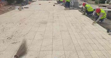甘肃黄金麻荔枝面地铺案例