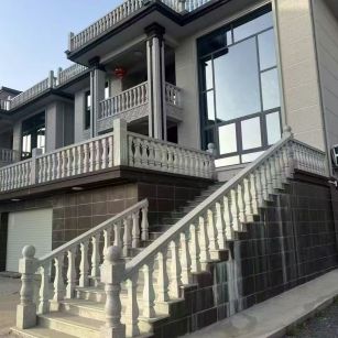 甘肃 芝麻白别墅阳台栏杆，楼梯栏杆