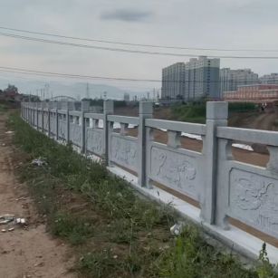 甘肃 石材河道栏杆
