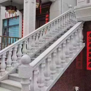 甘肃 天然石材 阳台庭院护栏、栏杆