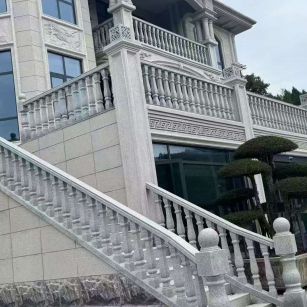 甘肃 芝麻白别墅，栏杆