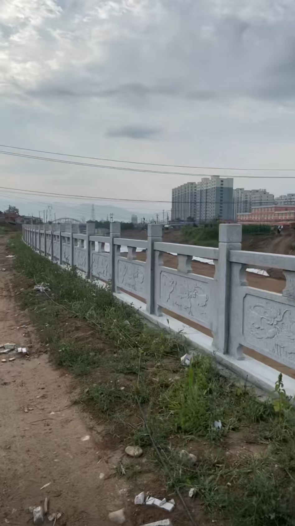 甘肃 石材河道栏杆