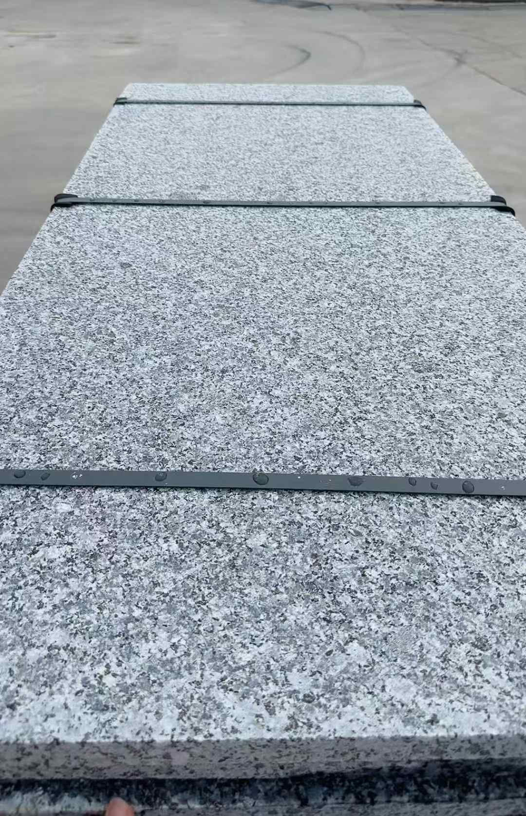 甘肃 芝麻黑火烧面毛板，条板，半成品