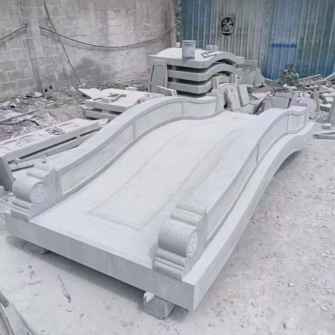 甘肃 芝麻灰花岗岩园林景观 小石桥