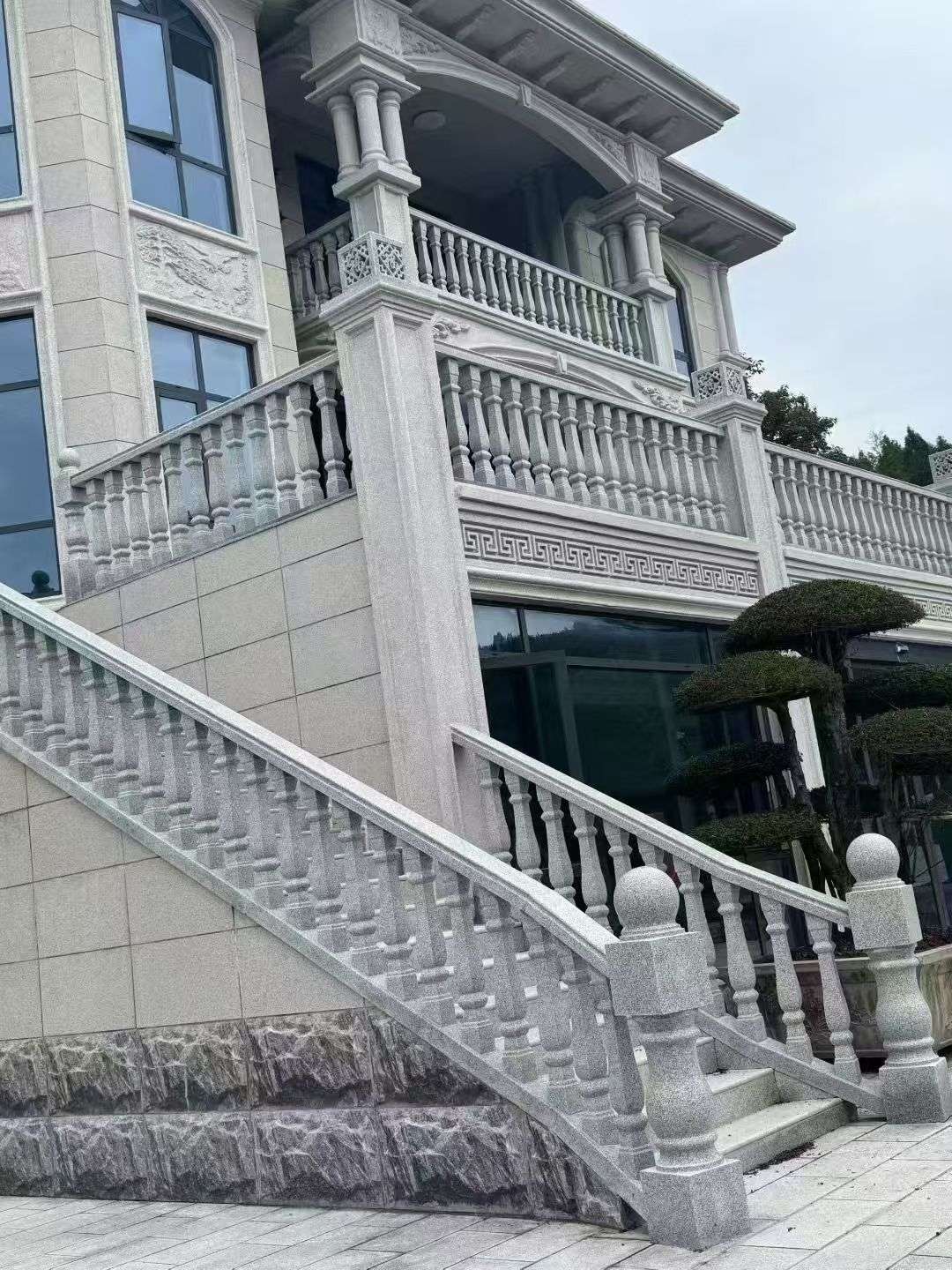 甘肃 芝麻白别墅，栏杆